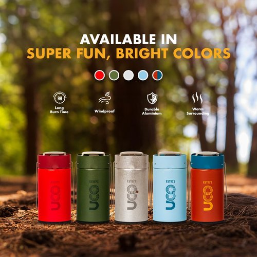 UCO Original Candle Lantern Value Pack with 3 Candles and Storage Bag, Original Size, Aluminum