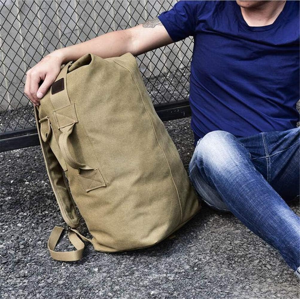Military Duffel Bag Top Load Double Strap Canvas Backpack Army Travel Big Size