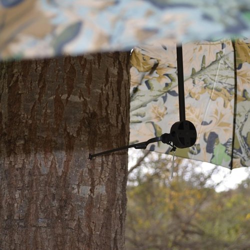HME Full-Protective Weather-Resistant Portable Lightweight Versatile Durable Hub-Style Design Hunting Tree Stand Umbrella - 53" Width