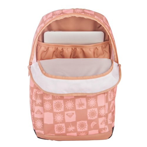 Roxy Women's Here You are Backpack | Travel | Vacation | Everyday Carry | 23L | Laptop Sleeve | Padded Straps, Camel Sunsquare AX, One Size