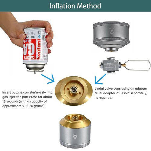 camping moon Empty Refillable Gas Canister