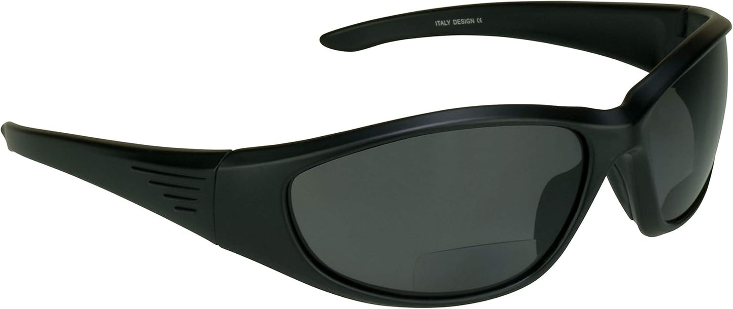 proSPORT Polarized Bifocal Sunglass Readers Fishing Driving Sport Motorcycle Anti-Glare Wrap Full Frame Large UV Men Women