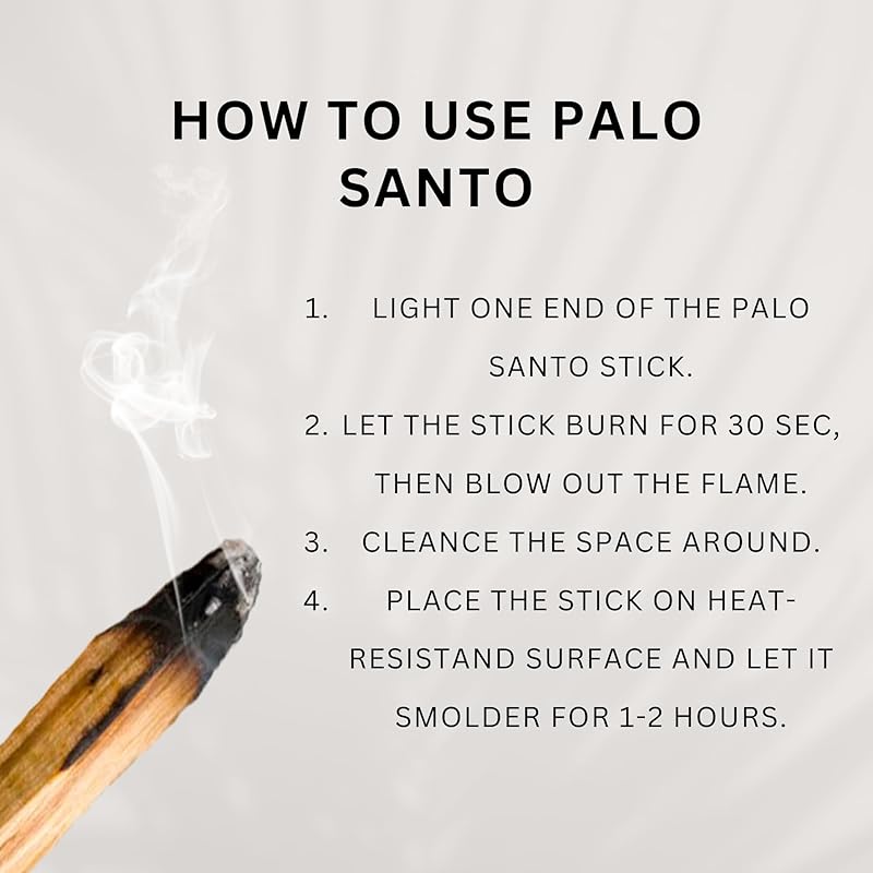 Premium Palo Santo Sticks - (3.00 Oz) Origin Ecuador | Wild Harvested | High Resin Wood | High-Quality Disinfected Sticks | 10 Sticks | Meditation | Yoga | Relaxation/Stress Relief
