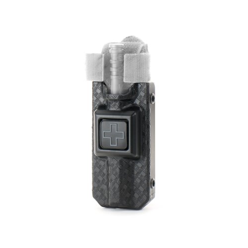 Eleven 10 Rigid TQ Case for C-A-T Tourniquet | Black Holster Attachment for Safari Holsters (Basketweave, RDS Mount)