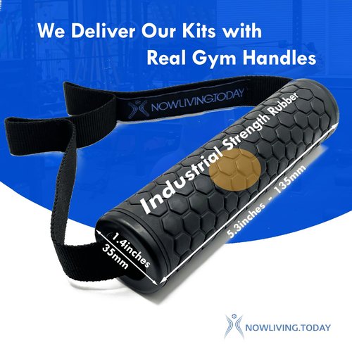 The PowerCube Resistance Band Set & Gym Equipment System – An American Invention - Multi-Level Elastic Bands for Exercise Training - Heavy Duty Fitness Workout Tubes - Adjustable 80lb Tension with Anchor - 4' Deluxe Kit
