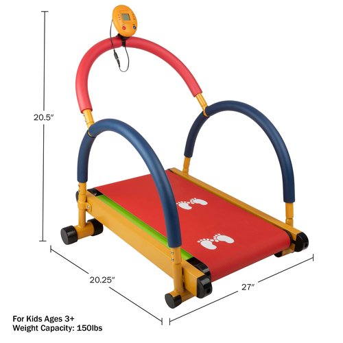 Kids Treadmill - Self Propelled Workout Tread Mill for Indoor Play Gym - Kids Exercise Equipment for Boys and Girls Ages 3 and Up by Hey Play