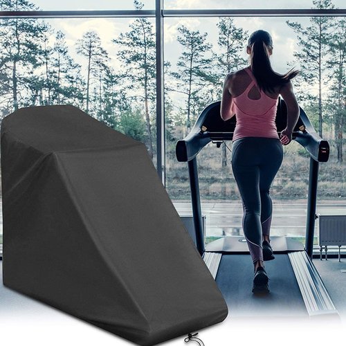 Waterproof Treadmill Cover for Outdoor Indoor Protection - One-Sizes-Fits-All Protective Dustproof Covers for Garage Running Equipment Commercial Exercise Machine - 420D Oxford Quality