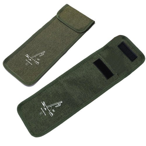 DraCra 2 Pack Tent Stakes Bag Camping Spikes Pegs Storage Organizer Sleeve Holder Protector Pouch Pocket for 8''-12'' Steel Nails Stake Ground Anchors Hammer Tents Camp Canopy Outdoor Hiking