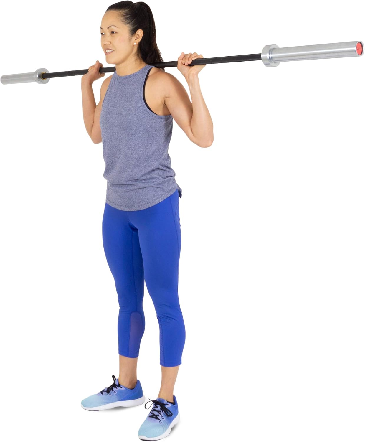 ProsourceFit Olympic Barbell Multipurpose Weight Lifting Bar, 160k PSI