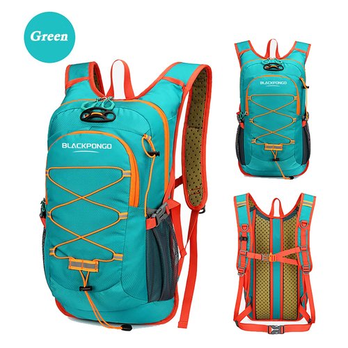 Blackpongo Cycling Backpack 25L Lightweight Hiking Backpack Men Women Waterproof Camping Daypack Outdoor Travel Daypack (Green)