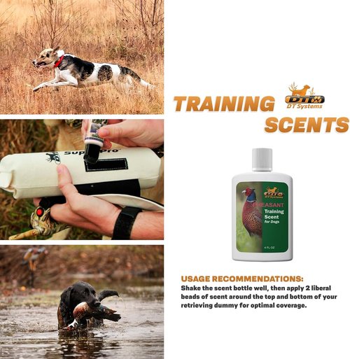 DT Systems Super Pro Series Training Scents, Natural Real Concentrated Hunting Retriever Dog Field Game Trailing Scent Training Aid for Puppies, Adult & Senior Dogs, 4 oz