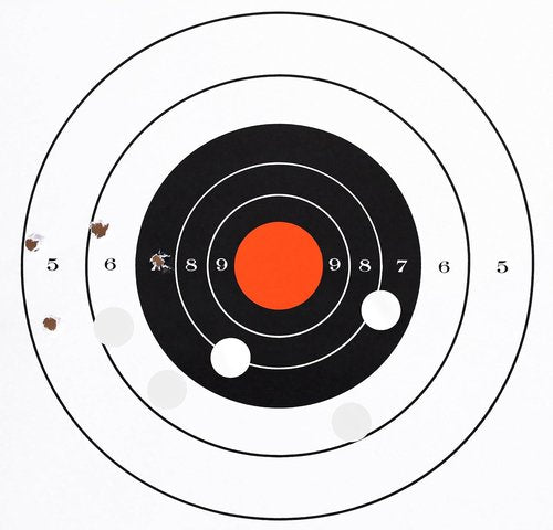 ChromaLabel 0.75 Inch Permanent Round Target Pasters for Shooting and Marksmanship, 1000 Labels per Dispenser Box