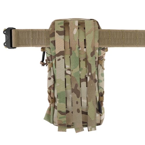 Tactical General Purpose Pocket 12x5 GP Pouch 1.5L Hydration Bag Carrier Backpack Organizer MOLLE + Belt (MC)