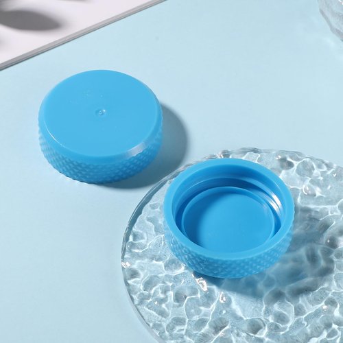 PEUTIER 2pcs Cap Lids, Water Bottle Cap Lid Replacement Water Bottle Accessories for Cirkul Water Bottle Plastic & Metal Bottles (Blue)