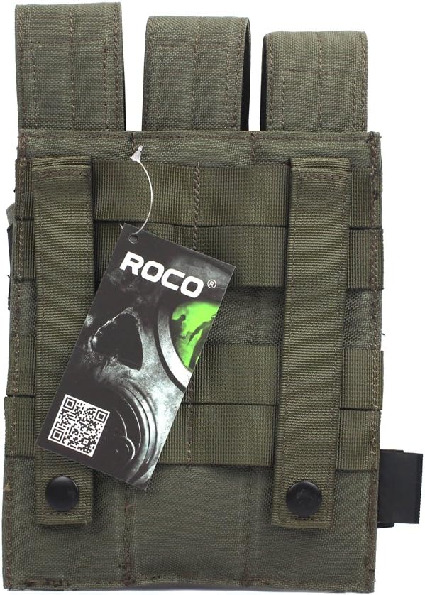 Tactical Molle Magazine Pouch, Kriss Tactical Pistol Triple Mag Pouch, Multi-use