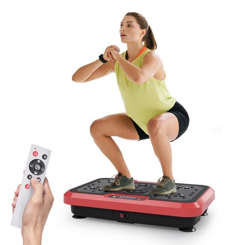 Vibration Plate Exercise Machine for Lymphatic Drainage, Power Plate Vibration Platform for Weight Loss, Shaping Toning & Wellness, Whole Body Shake Workout Equipment for Home Gym