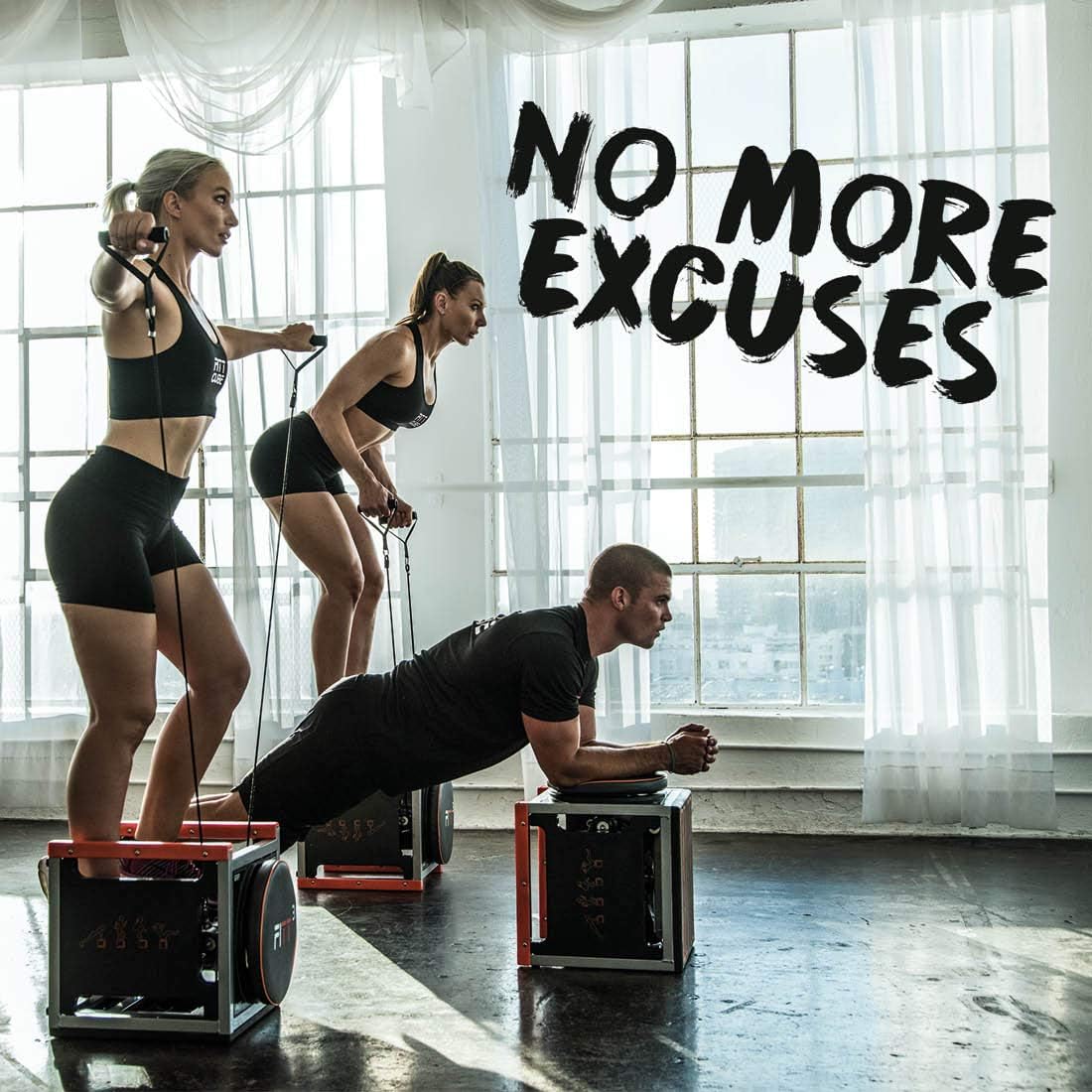 New Image Unisex's FITT Cube Total Body Workout, High Intensity Interval Training Machine, Accent Color Varies