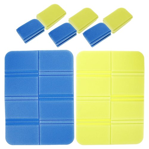 GANAZONO 8pcs Foldable Foam Cushion Folding Mat Camp Seat Cushion Camping Cushion Picnic Mat Camping Mat Waterproof Cushion Xpe Cushion Picnic Blanket Cushion for Picnic