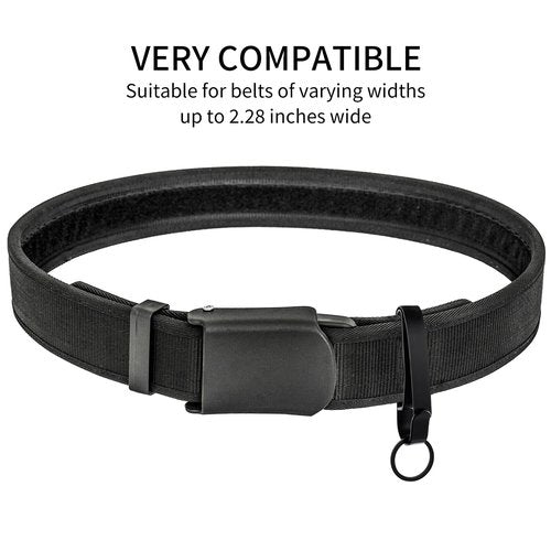 Duty Belt Key Holder, Quick Release Belt Key Clip, Superior Key Ring Holder with Keyrings for Police, Law Enforcement and Workers(2PCS,2.25 Inch)