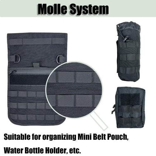 Otomitake Archery Hip Quiver Arrow Quiver 1000D Fabric Field Quiver Arrow Holder Bow Crossbow Quivers Waterproof Zipper Pocket and Waist Belt for Compound and Recurve Bow Hunting and Target Practice