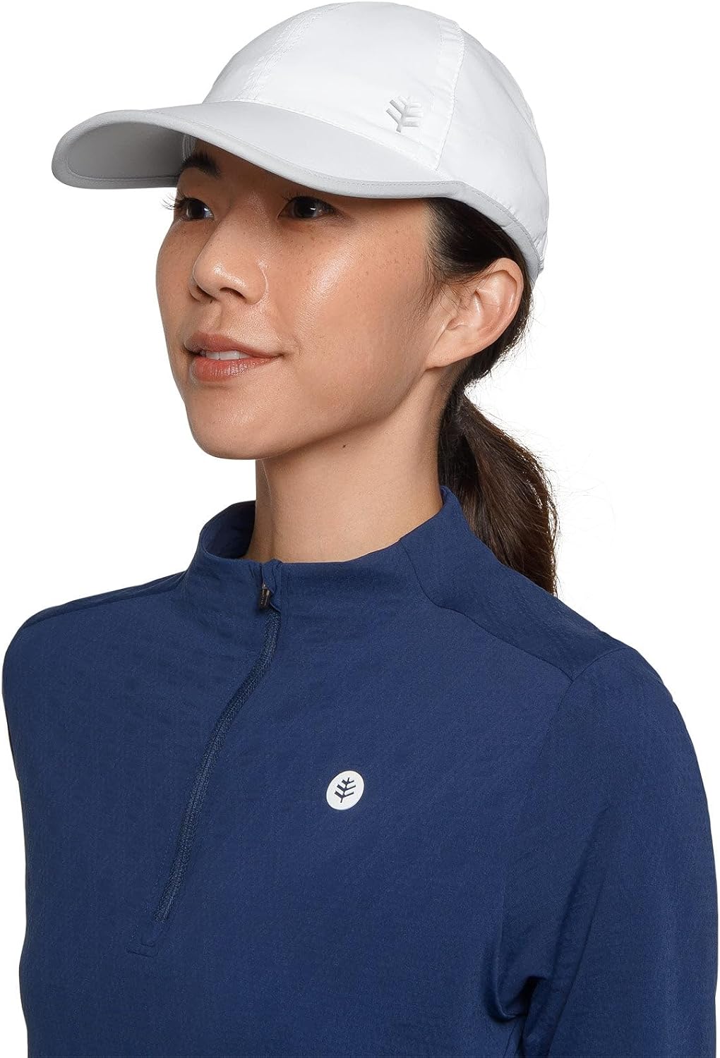 Unisex Sports Cap - UPF 50 Sun Protective - Reflective Logo - Lenny