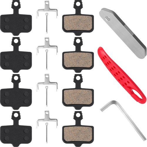 Gulfmew 4 Pairs Bike Disc Brake Pads Compatible with Sram Brake Pads, Compatible with Nutt Hydraulic