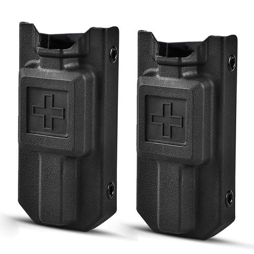 XINCA 2 Pack Tourniquet Holder - Tourniquet Case for Generation 7 C-A-T Tourniquet, Belt Tourniquet Pouch Storage Box Tourniquet Carrier for Outdoor Hunting (Tourniquet Not Included) (Black)