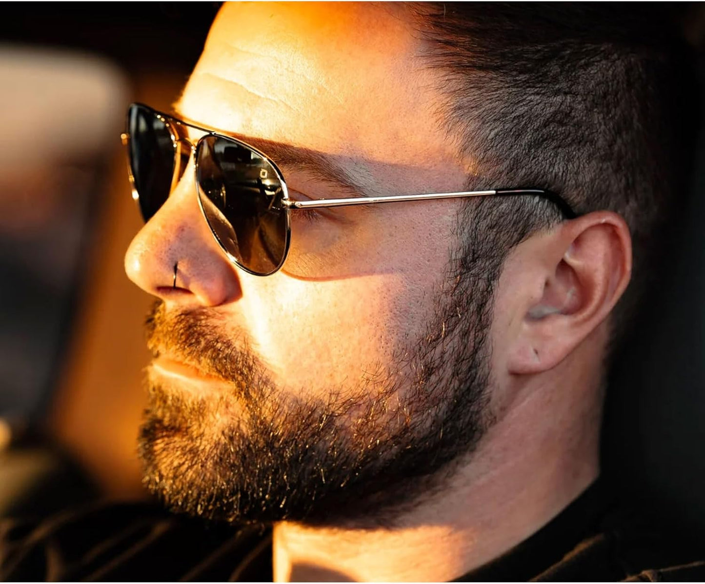 Optic Nerve Estrada Polarized Aviator Sunglasses – Lightweight Classic Frame, UV Protection, Anti-Glare – Unisex Fit