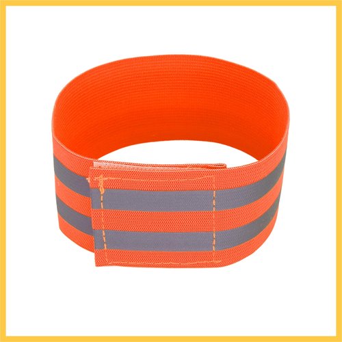 REPAIROCK 8pcs Reflective Bands for Arm Reflective Armbands High Visibility Night Cycling Riding Reflector Tape Straps Bracelet Orange Auto Replacement Parts