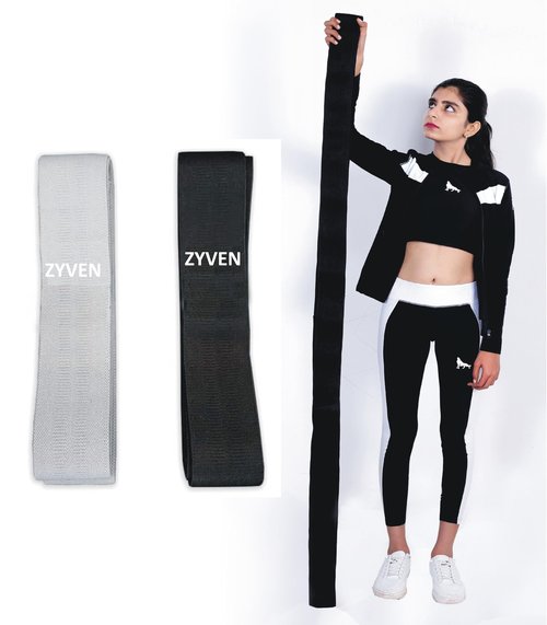 Premium Performance 76" Extended-Length High-Resistance Bands for Ultimate Strength, Mobility, and Plyometric Workouts (Black Long Belt)