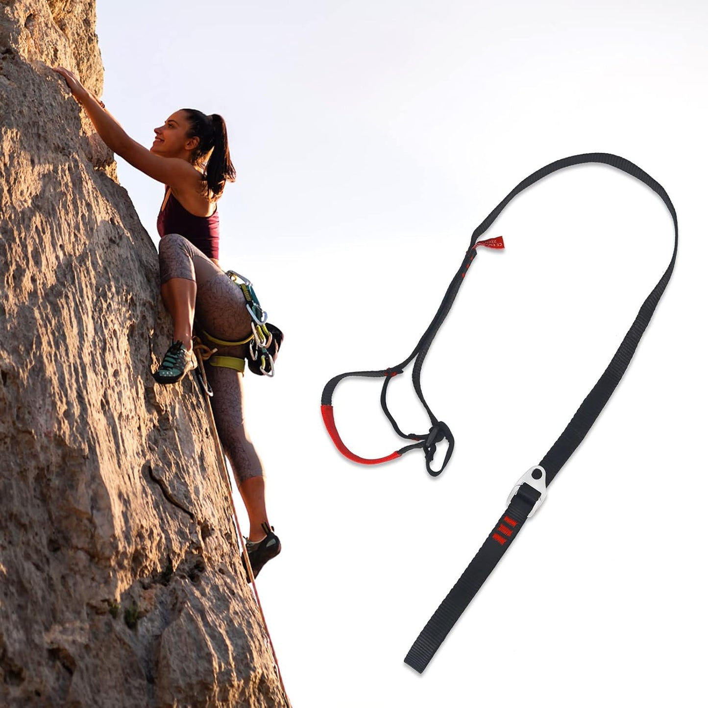 NewDoar Foot Ascender Loop for Climbing Tree Arborist