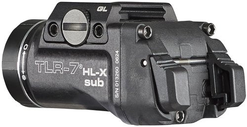 Streamlight 69503 TLR-7 HL-X sub USB 1000-Lumen Rechargeable Rail-Mounted Weapon Light Designed Exclusively for Glock 43X/48 MOS, 43X/48 Rail, Includes Mounting Kit with Keys, Black