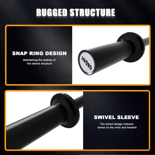 Olympic EZ Curl Barbell Bar, 48-inch Curling Bar, Fits 2-inch Weight Plates, Strength Training Bar for Squats, Hip Thrusts, Bench Press, and Weightlifting, with 2 Spring Collars (350LBS Weight Capacity） (Black EZ Curl Barbell)
