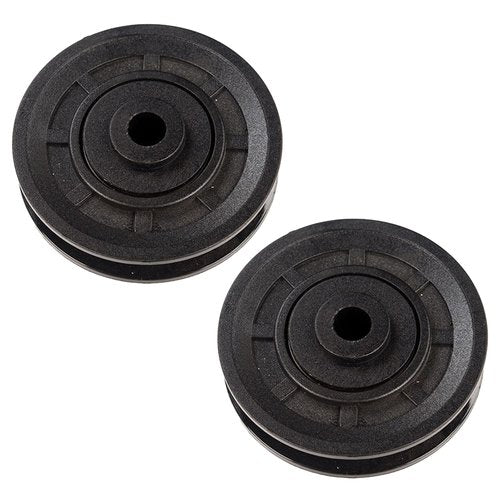2PCS Pulley Wheel for Gym Equipment，Universal Nylon Bearing Pulley Wheel Replace，Pulley System Gym Workout，Pulley System Gym Workout，Wearproof Abration Bearing Pulley，Gym Equipment Part Cable Machine