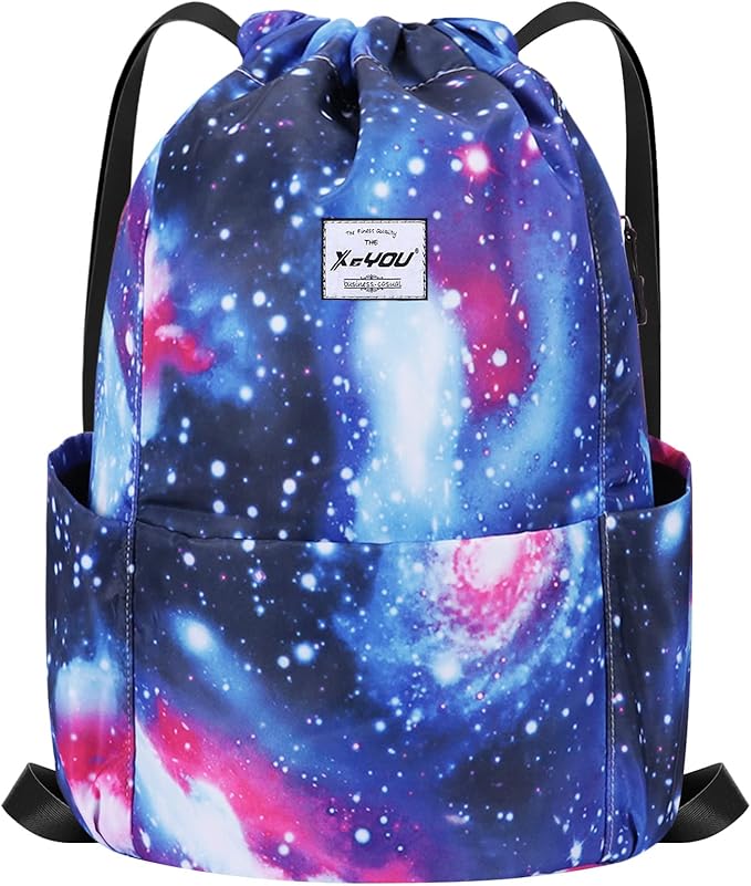 XEYOU Drawstring Sports Backpack Lightweight Gym Yoga Sackpack Shoulder Rucksack Casual Outdoor Daypack for Women and Men