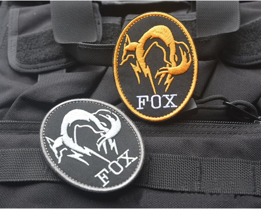 Military Morale Diamond Dogs and Metal Gear Solid Fox Patch (3pcs)