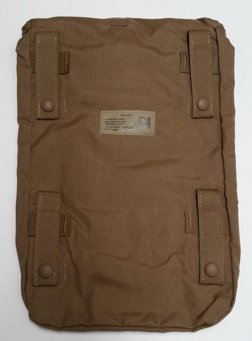 Army USMC FILBE Hydration Pouch Genuine Issue 8465-01-600-7887 Coyote