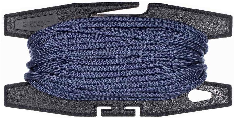 Paracord Spool Tool with 50 or 100 Feet of 550 7-Strand Parachute Cord - USA Made