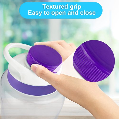 Lid for Cirkul Water Bottle - 4 Pack Cap Lid Replacements Compatible with Cirkul, Fits Cirkul Flavor Cartridges, Essential Accessories for Plastic and Stainless Steel Water Bottles