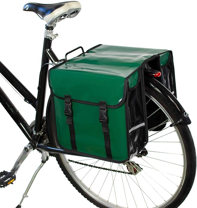 BikyBag Classic CW - Waterproof Bike Double Bag, Bicycle Panniers for Rear Rack