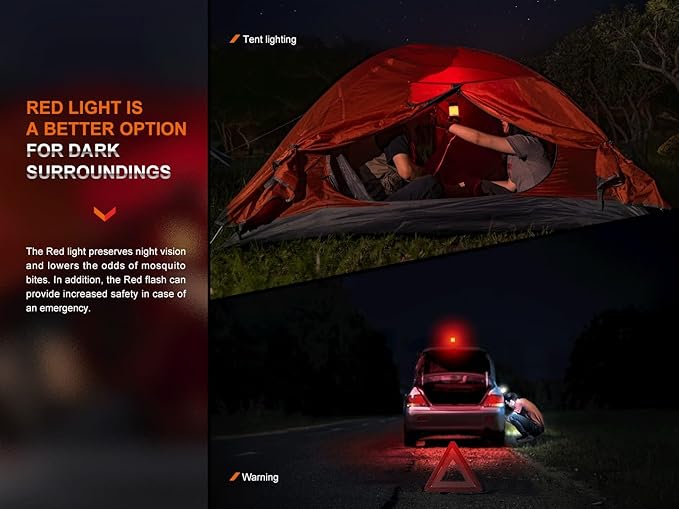 Fenix CL26R Pro 650 Lumen USB Rechargeable White/red Output Camping Lantern/Work Light, Rechargeable Battery with EdisonBright Charging Cable (Olive Darb)