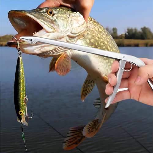 lkjhgf 2 Pcs Stainless Steel Fish Hook Remover Extractor, 11-1/2 inches