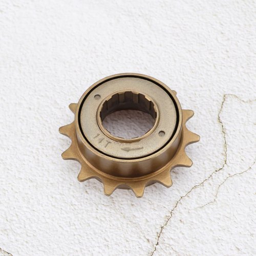 SING F LTD 2PCS 14T Bicycle Single Speed Flywheel Sprocket 34mm Thread Bicycle Flywheel fits BMX Bikes with 10mm Axles and Suitable for Mountain Road Bicycle Folding Bicycle