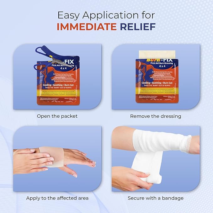 BurnFix® Burn Kit Comprehensive 25pcs First Aid Kit + Hydrogel Burn Spray - 120ml Bundle