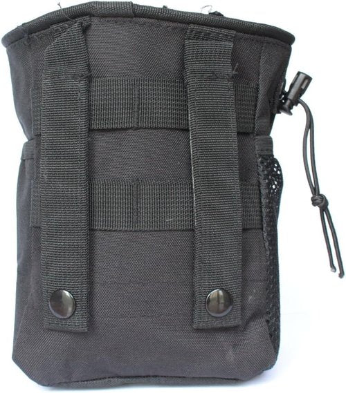 CREATRILL Tactical Molle Drawstring Magazine Dump Pouch, Military Adjustable Belt Utility Fanny Hip Holster Bag Outdoor Ammo Pouch