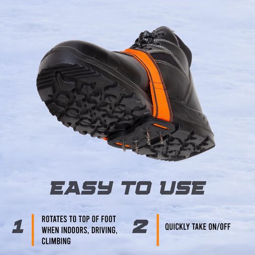XPRO Mid Grip Ice Cleats (Short Spikes (3.5mm))