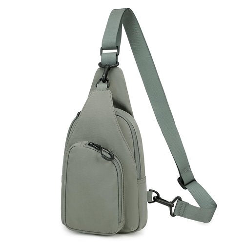PIG PIG GIRL Small Sling Bag for Women, Lightweight Crossbody Bags for Women Water Resistant Small Sling Backpack for Travel Daily, Army Green