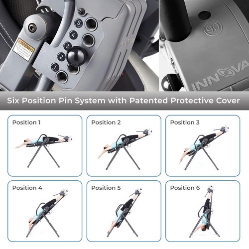 Innova ITM5000 Therapeutic Heat and Shiatsu Massage Inversion Table