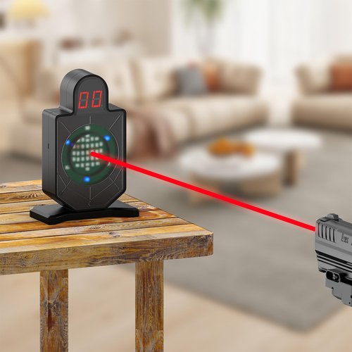 Befbox 2 Pcs Dry Fire Portable Laser Trainer Target Laser Training System for Reactive Laser Shooting and Dry Fire Shooting Practice(Included: AAA Battery)