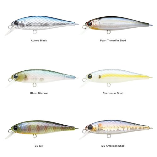 LUCKY CRAFT Pointer 48SP, 830 Ghost Ayu, Freshwater Lake Bass Fishing Lure, Jerkbait, Silent, Suspend, Fishing Gear, Fishing Accessories, Fishing Tackle, Trout, Perch